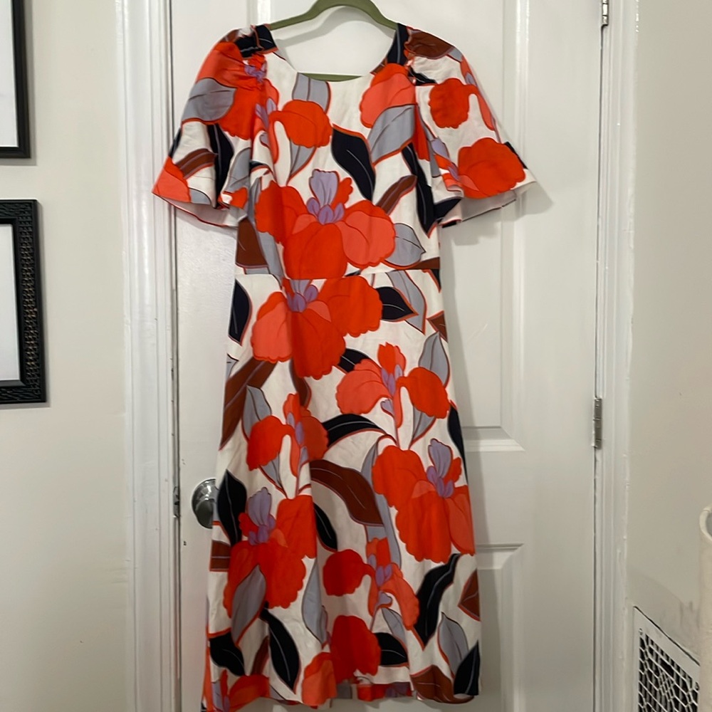 Floral Ann Taylor Midi Dress